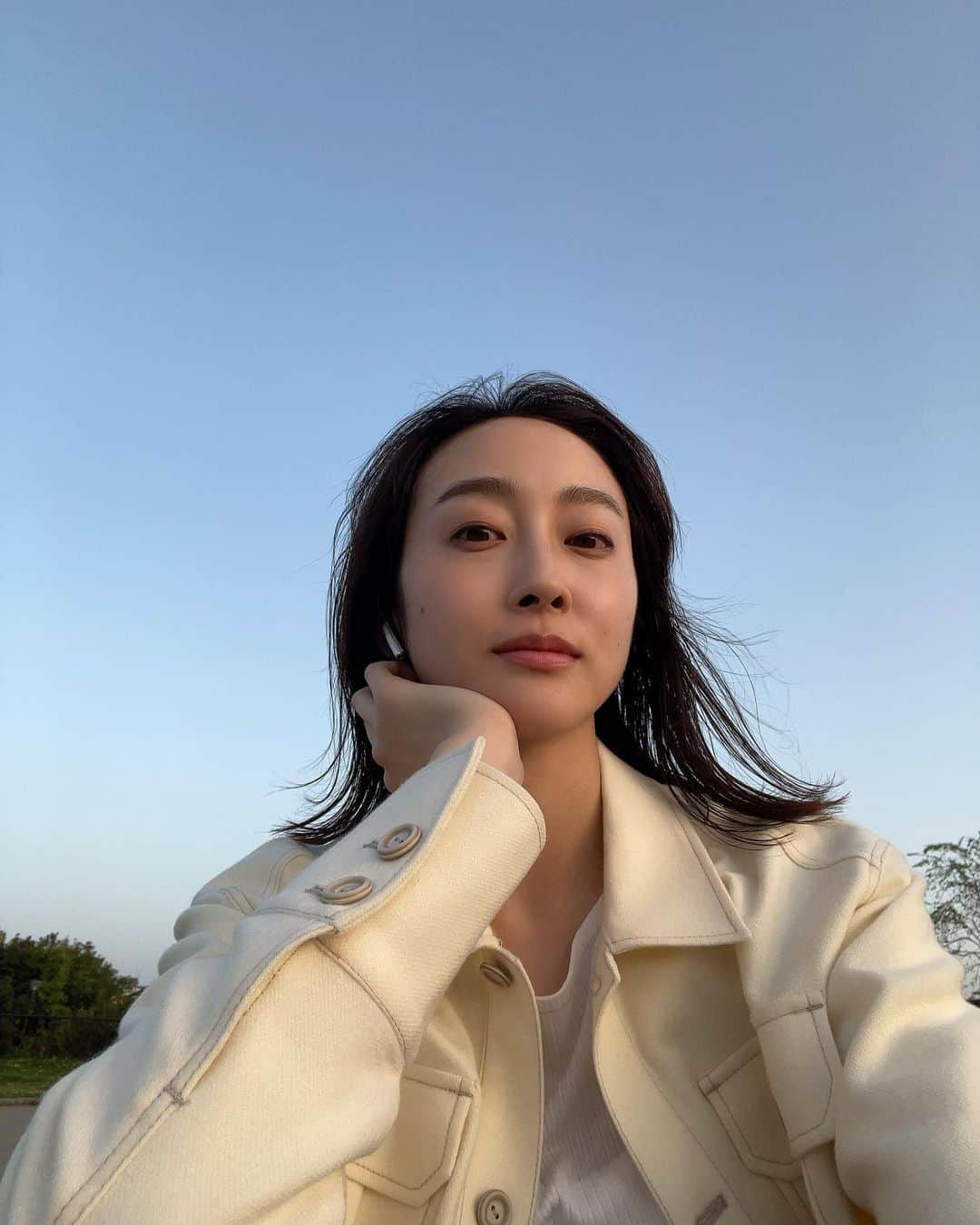 泉見祐希のインスタグラム：「黄昏時間🌞」