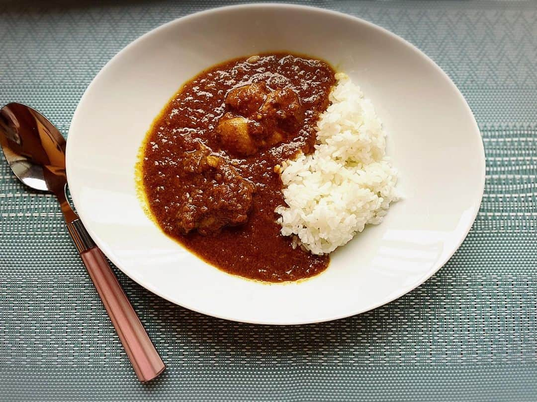 堂真理子さんのインスタグラム写真 - (堂真理子Instagram)「#おうちごはん は、 #カレー 🍛スパイスが効いていて、美味しかったです🥰 ごちそうさまでした💕 今週も頑張りましょう❣️   #堂真理子 #テレビ朝日 #アナウンサー」4月24日 19時24分 - mariko_do