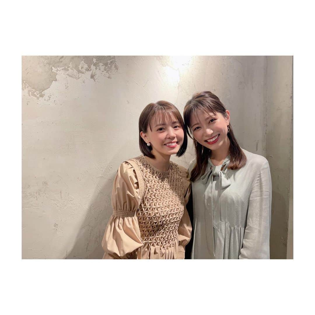 宮澤智さんのインスタグラム写真 - (宮澤智Instagram)「★ 可愛い後輩のえびちゃんと ランチした日の💛 会社のデスクも近いので よく話すんです🥳 . . #宮澤智 #海老原優香  撮影時のみマスク外しています。」4月24日 20時03分 - tomo.miyazawa