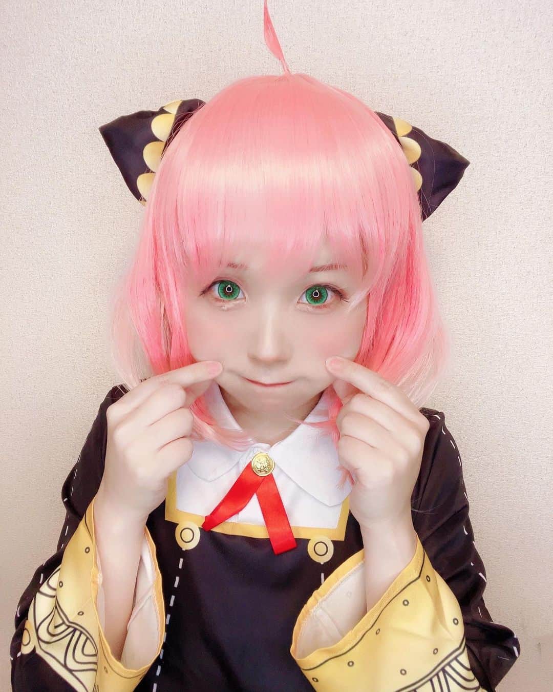 くろねこのインスタグラム：「「SPY×FAMILY」アーニャ🥜  #スパイファミリー #コスプレ #コスプレイヤー #spyfamily #cosplay #cosplaygirl #cosplayer #anime #japanese #japanesegirl」
