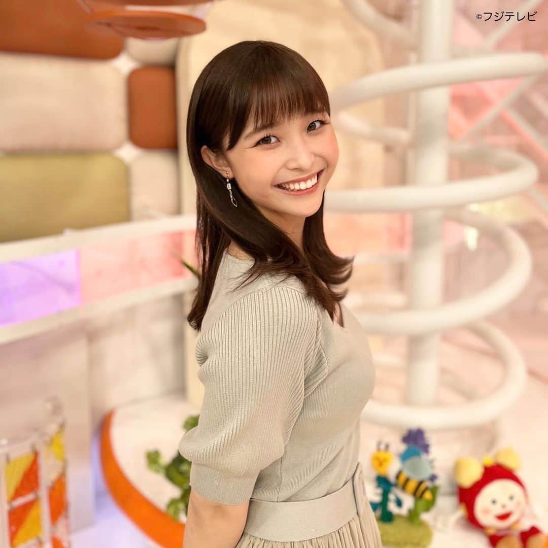 フジテレビ「めざましテレビ」さんのインスタグラム写真 - (フジテレビ「めざましテレビ」Instagram)「今朝もご覧いただきありがとうございました。 今日の衣装はとってもお気に入りだったのですが 写真を撮る時にクリップをつけっぱなしで...💦 探してみてください笑  さて、毎週月曜のコーナー『うま撮』 今週はあす火曜オンエアです。 今回もたくさん食べてます！ ぜひご覧ください😍  #渡邊渚  #めざましテレビ」4月25日 9時36分 - mezamashi.tv