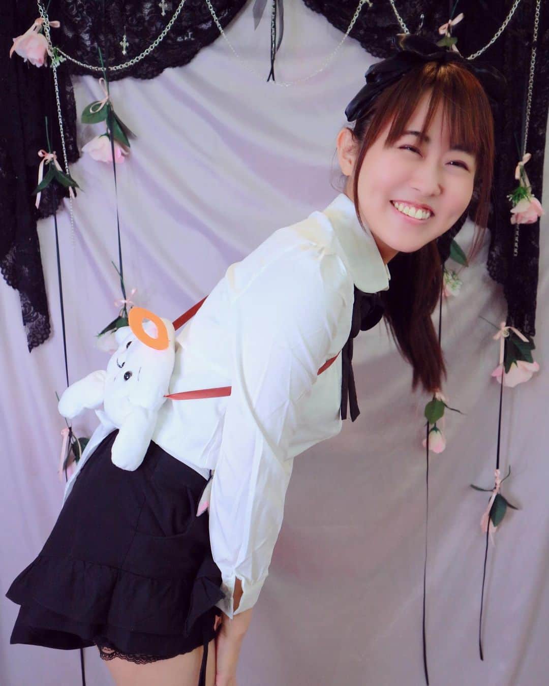月森楓のインスタグラム：「(*´∇｀*)!!!  #idol #soloidol #japanesegirl #kawaii #lovely #japaneseidol #kaepyon #かえぴょん #月森楓 #smile #happyday」