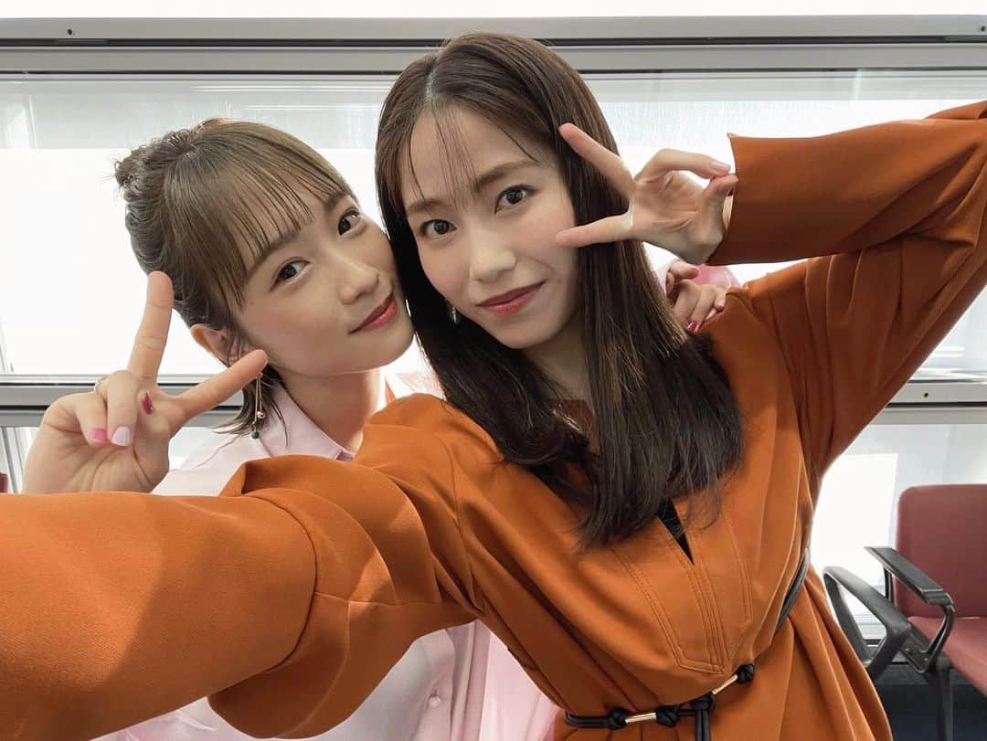 川栄李奈さんのインスタグラム写真 - (川栄李奈Instagram)「念願のしゃべくり🥺 ありがとうございました！ ここ数年で夢が叶いすぎて本当に幸せいっぱいです。 もっと叶えていけるよう頑張ります！ ゆいはん、いつもありがとうすぎるよぅ。 これからもよろしくね♡」4月25日 22時17分 - rina_kawaei.official