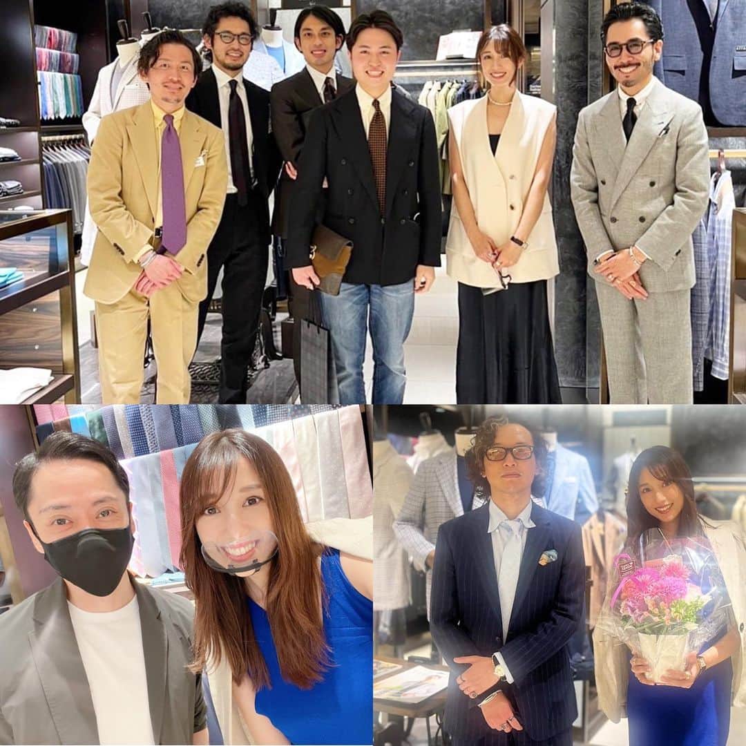のインスタグラム：「週末のオーダースーツのイベントは、tiamo la modeとしてラストのイベントでした！ 二日間で約60組近くと、たくさんのお客様にお越し頂き盛況のうちに終わりました😌✨  大阪、徳島、福島、茨城、奈良、滋賀から....  と、イベントでは毎回遠方からも沢山の方々が会いに来て下さり、本当に感無量です。。 皆様の貴重なお時間を、 私自身も楽しみながら接客させて頂いた二日間でした！  ゼロから始まった番組が こんなにもスケールして、色々なブランドさんやお店とコラボしてイベントを開催させて頂けるまでに至ったことは異例だし、感慨深い...  いつも応援して下さる皆様のお陰なので、感謝の気持ちでいっぱいです。 本当にありがとうございます😢✨  そして、掉尾を飾ることができたのは 稲葉さんをはじめとする伊勢丹新宿メンズ館の皆様と、五十嵐さんをはじめとするレクトゥールの皆様のご協力のお陰です。 私達にこのような素晴らしい機会を 与えて下さり、本当にありがとうございました✨  新たな番組のほうも、 よろしくお願い致します🙇‍♀️  ISETAN MEN'S 5階→ @isetanmens_tailored_clothing   LECTEUR→ @lecteur_official  ❤️T H A N K  Y O U  ・」