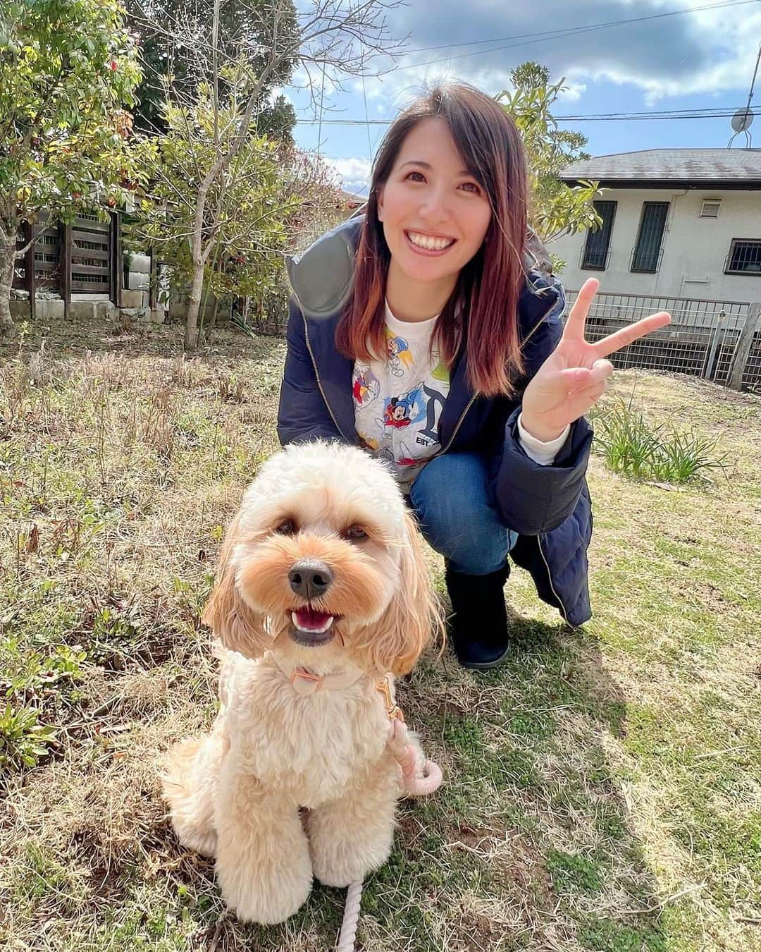 矢部あやさんのインスタグラム写真 - (矢部あやInstagram)「やっとモニカに会えた💖 コッカップーマジカワ🥰 ・」4月26日 18時34分 - yabe0622