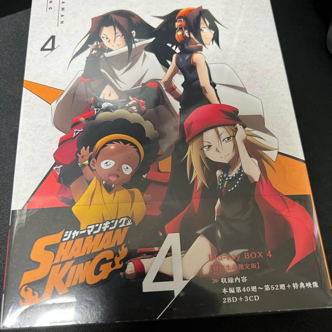 Kyrieのインスタグラム：「『SHAMAN KING』Blu-ray BOX 4、本日発売です。 イヤッホロウ。」