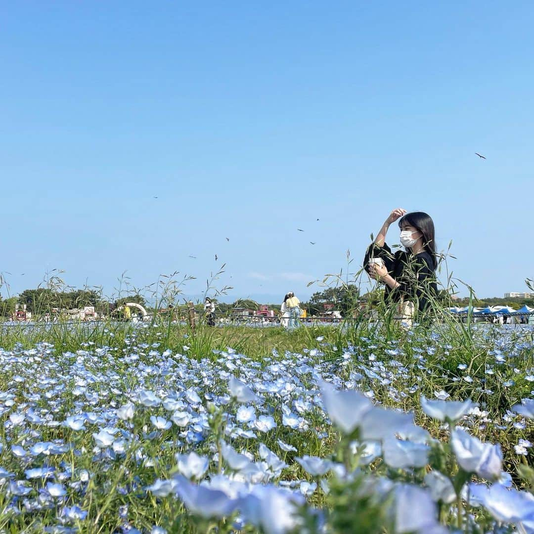 田中千織さんのインスタグラム写真 - (田中千織Instagram)「ピクニック🌿 海ノ中道行ったんだけど超綺麗だった🫶🏻🥹🥹」5月25日 19時38分 - chi0o_109