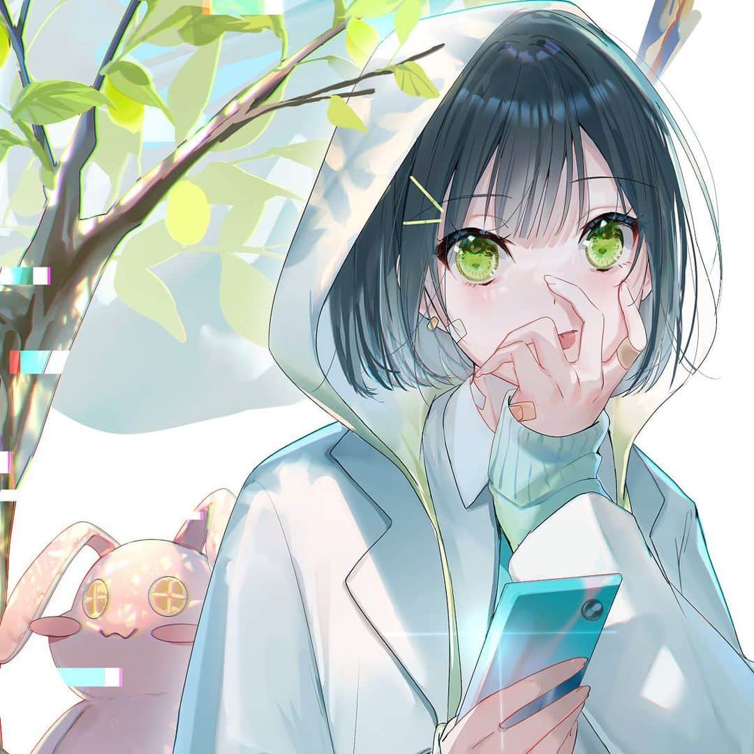 美和野らぐのインスタグラム：「「atmos×絵師100人展」コラボ企画にてイラストを描かせていただきました。 ▫️ ▫️ ▫️ #atmos #絵師100人展  #miwanorag #美和野らぐ #illustration #イラスト #digitalart #artistoninstagram #artwork #instaart #kawaiiart #イラストグラム」