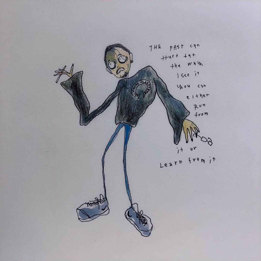 Jin Doggのインスタグラム：「the past can hurt but the way i see it you can either run from it or learn from it   @asacacci」