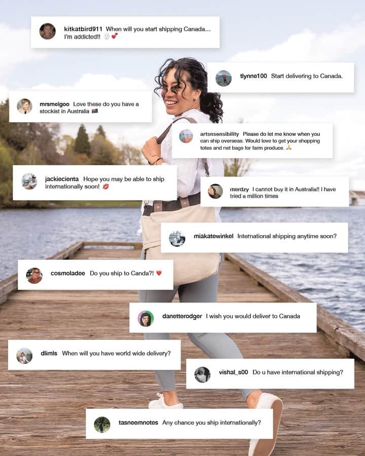 フィードプロジェクツのインスタグラム：「Hello, Canada and Australia! We have arrived. You’ve asked for international shipping options, and we’ve finally answered. You can now ship FEED to Australia and Canada! And not to worry, we’re working hard to take the good global, so you can shop, ship, and gift FEED to more locations around the world. Stay tuned for more!」