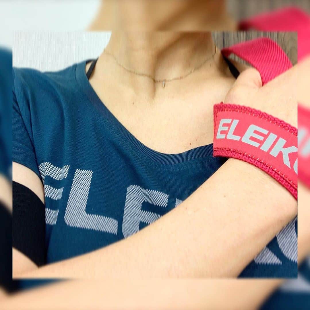 丸山典子のインスタグラム：「・  pink♡eleiko   ギアにテンションあげて貰う日曜日💕  @eleiko.powerwave   #transformationtuesday #quote #quotes #inspiring #motivation #fitnessquote #youcandoit #justbringit #dreambig #success #staypositive #noexcuses #envywear #active #grind #pushpullgrind #focus #dedication #eleiko」