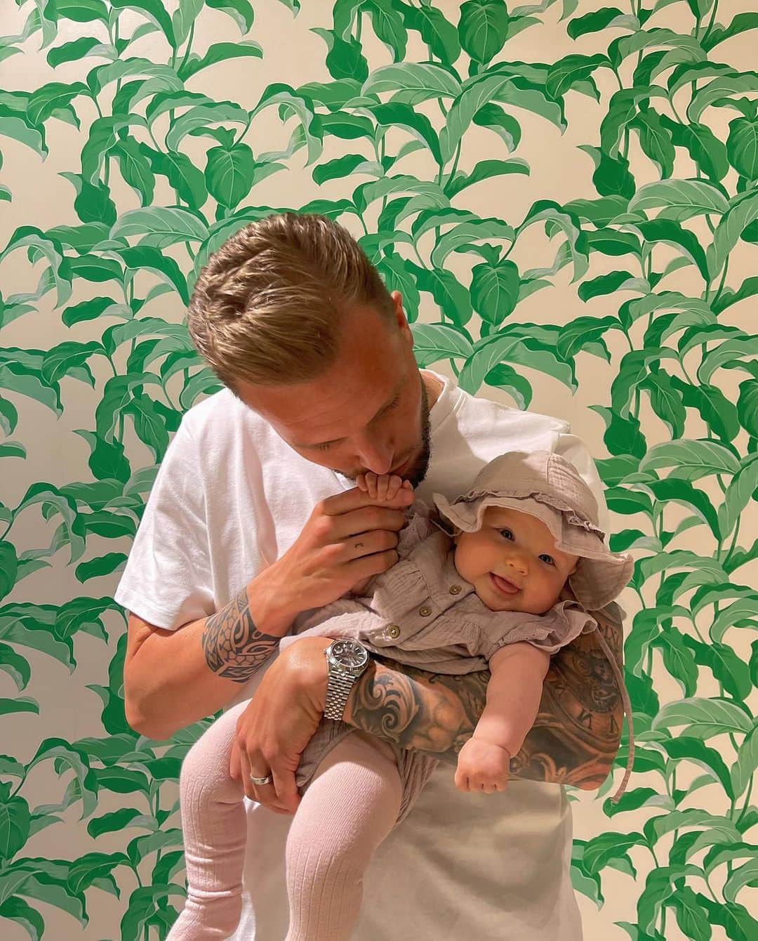 アンドレ・ホフマンのインスタグラム：「#daddytime 🥰❤️」