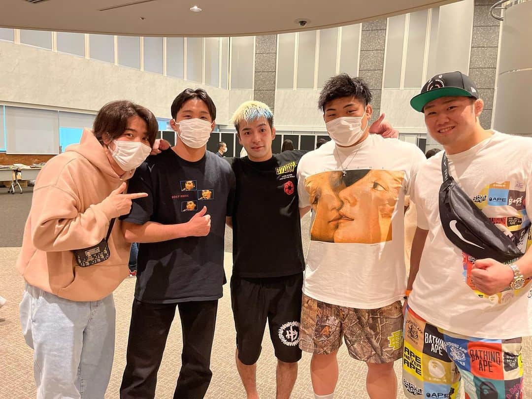 のインスタグラム：「Congratulations☝️ @yuhif74  由良チャンピオンにも会えた👑 @yura_naito  #パンクラス#pancrase」