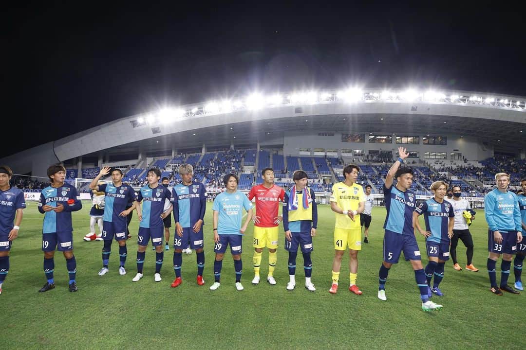 田中達也のインスタグラム：「応援ありがとうございました！ 次の試合に向けてまたいい準備します💪  #アビスパ福岡 #勝ち点3 #mizunofootball」