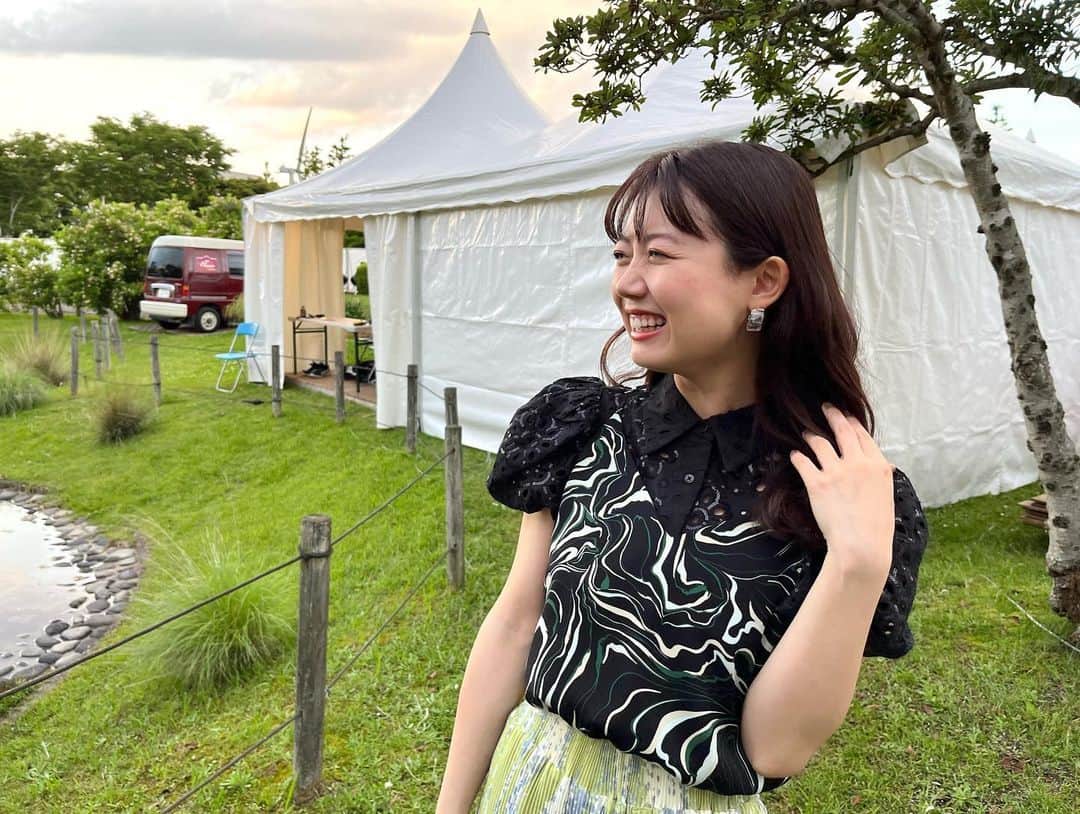 Peppe（緑黄色社会）のインスタグラム：「🤭 #メトロック  楽しかったあ…お外気持ちが良いねえ🌿」