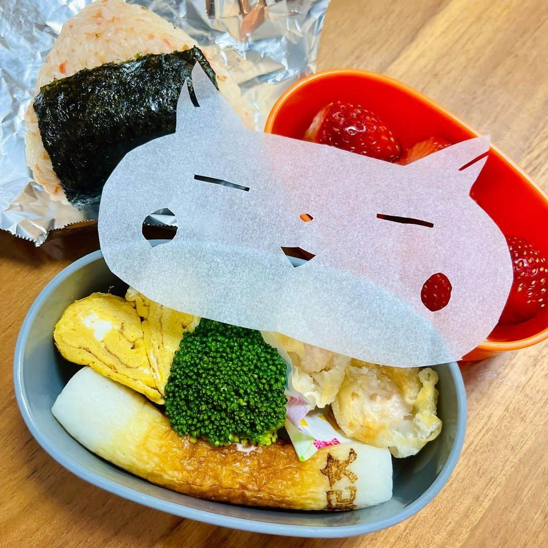 門脇舞以さんのインスタグラム写真 - (門脇舞以Instagram)「学童弁当🍓🍙 #8歳」5月23日 9時57分 - kadomaita