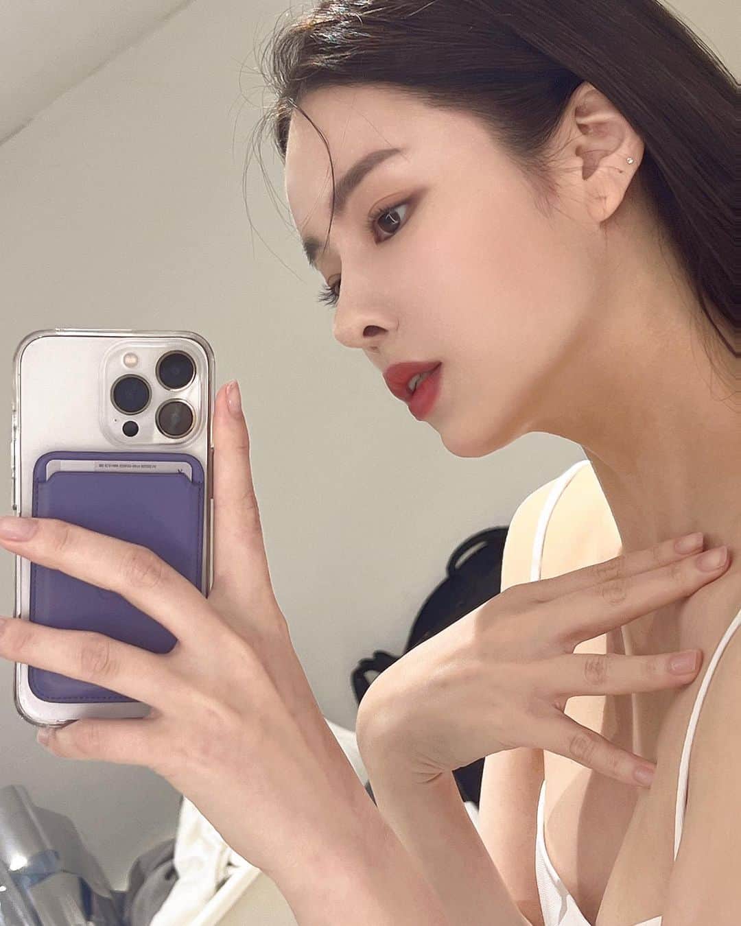 クォン・スジョンのインスタグラム：「🤍」