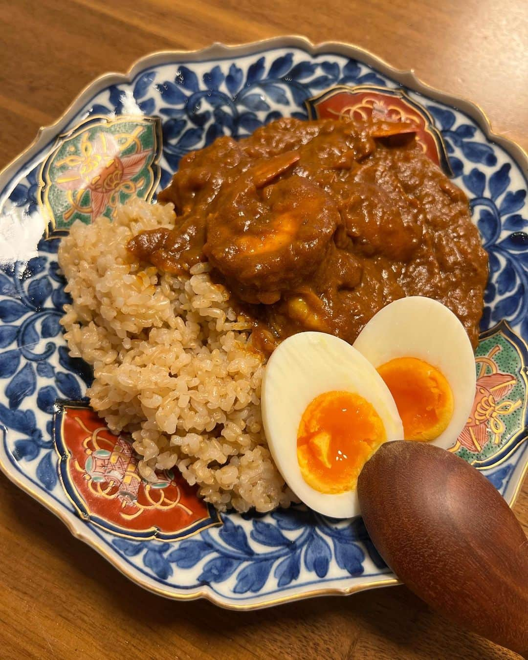 伊藤英明さんのインスタグラム写真 - (伊藤英明Instagram)「大好物エビカレー。いただきます🙏 #shrimpcurry #myfav」5月23日 18時05分 - thehideakiito