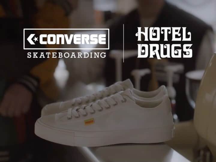 KICKS LAB. [ Tokyo/Japan ]のインスタグラム：「CONVERSE l "BREAKSTAR SK HOTEL DRUGS OX +" Off White l Available on the May 24th in Store and Online Store. #KICKSLAB #キックスラボ」