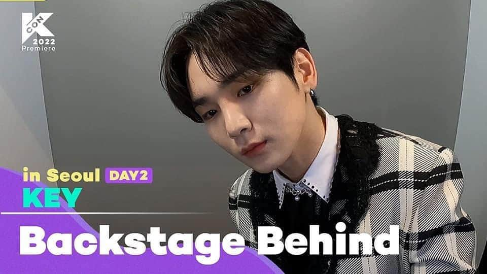 SHINeeのインスタグラム：「KCON 2022 Premiere in Seoul Backstage Behind VOD OPEN🤫💜  🔗https://t.co/2JNBZ7gfKM  👑Only for KCON PREMIUM members of YouTube KCON official and members of TVING(Korea) 👑유튜브 KCON official 채널의 KCON PREMIUM 멤버 혹은 티빙(한국거주자) 회원 한정  #KCON #KCON2022Premiere https://t.co/qxi9rmNbDa Credit KCON_official Editor Rose」