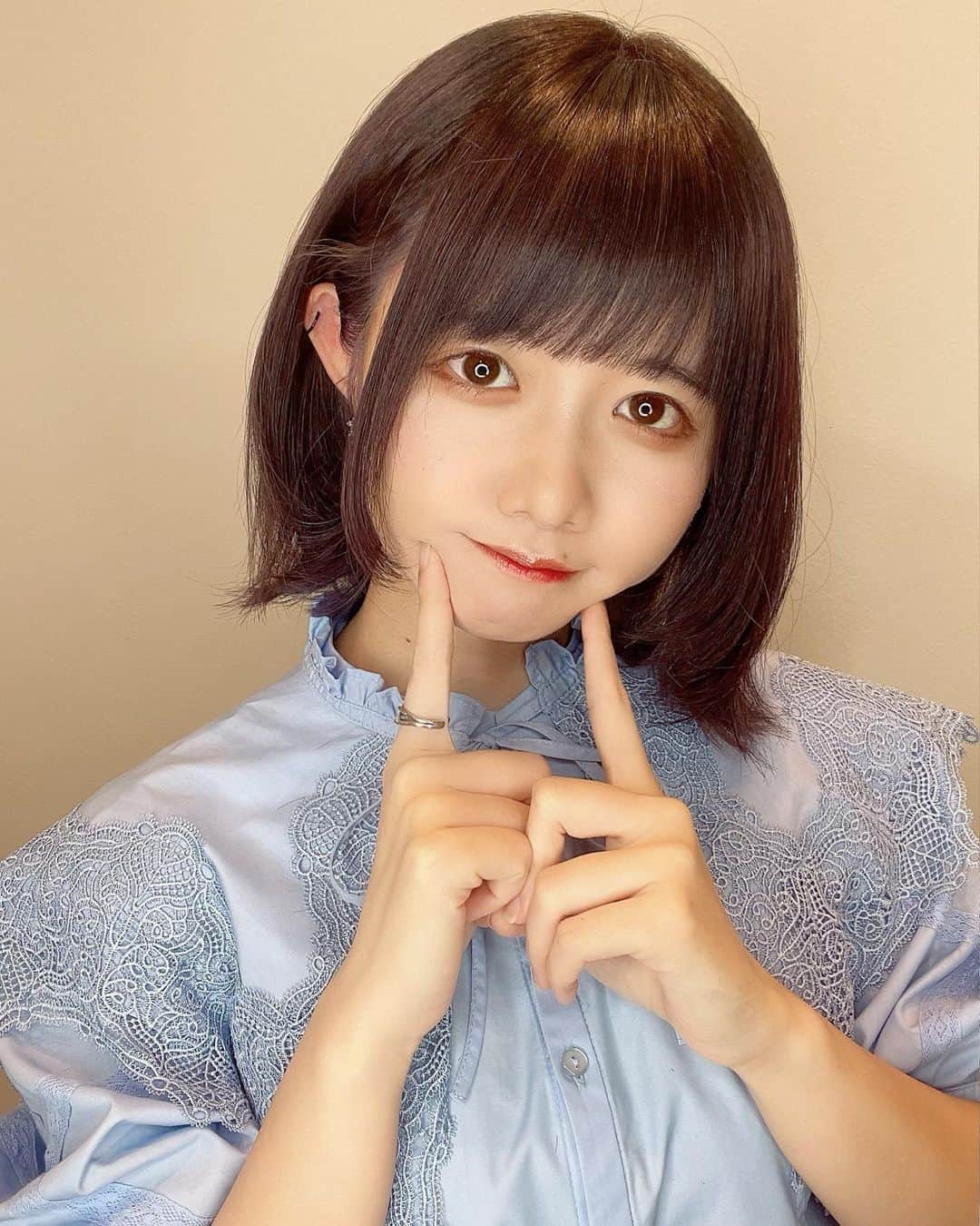 南茉莉花さんのインスタグラム写真 - (南茉莉花Instagram)「久しぶりにカラーしてもらいました！ これは染めたての時のワシ ウルフっぽくしてもらた😊  #ウルフカット #ショートヘア #ショートカット #idol #japanese」5月23日 21時49分 - marika_ramen