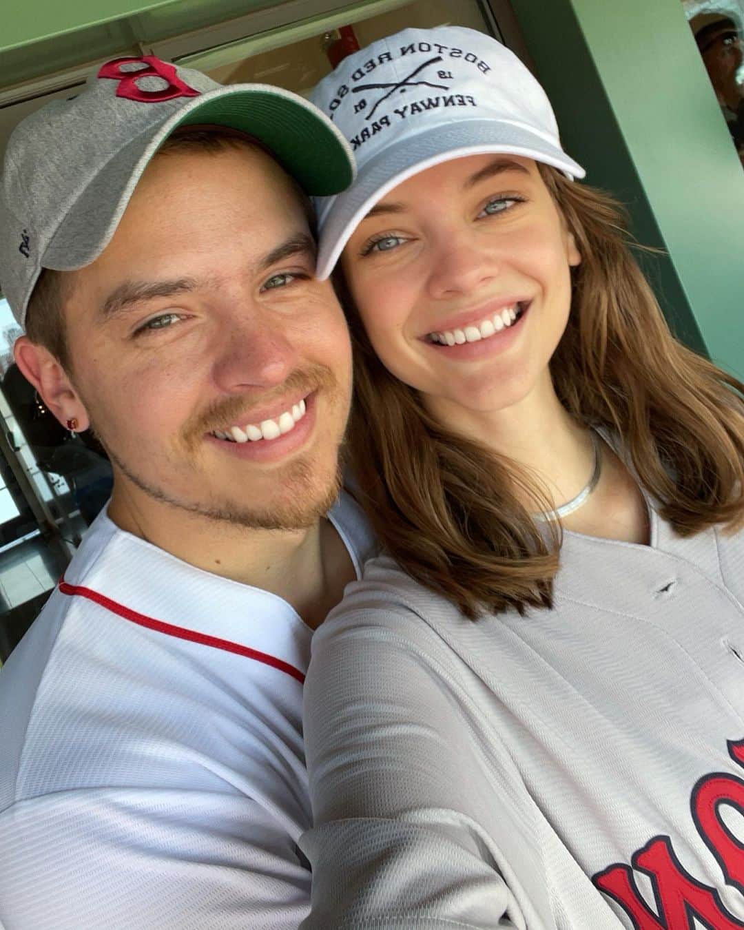 バルバラ・パルヴィンのインスタグラム：「My first baseball game and what a game it was 😍 @redsox」
