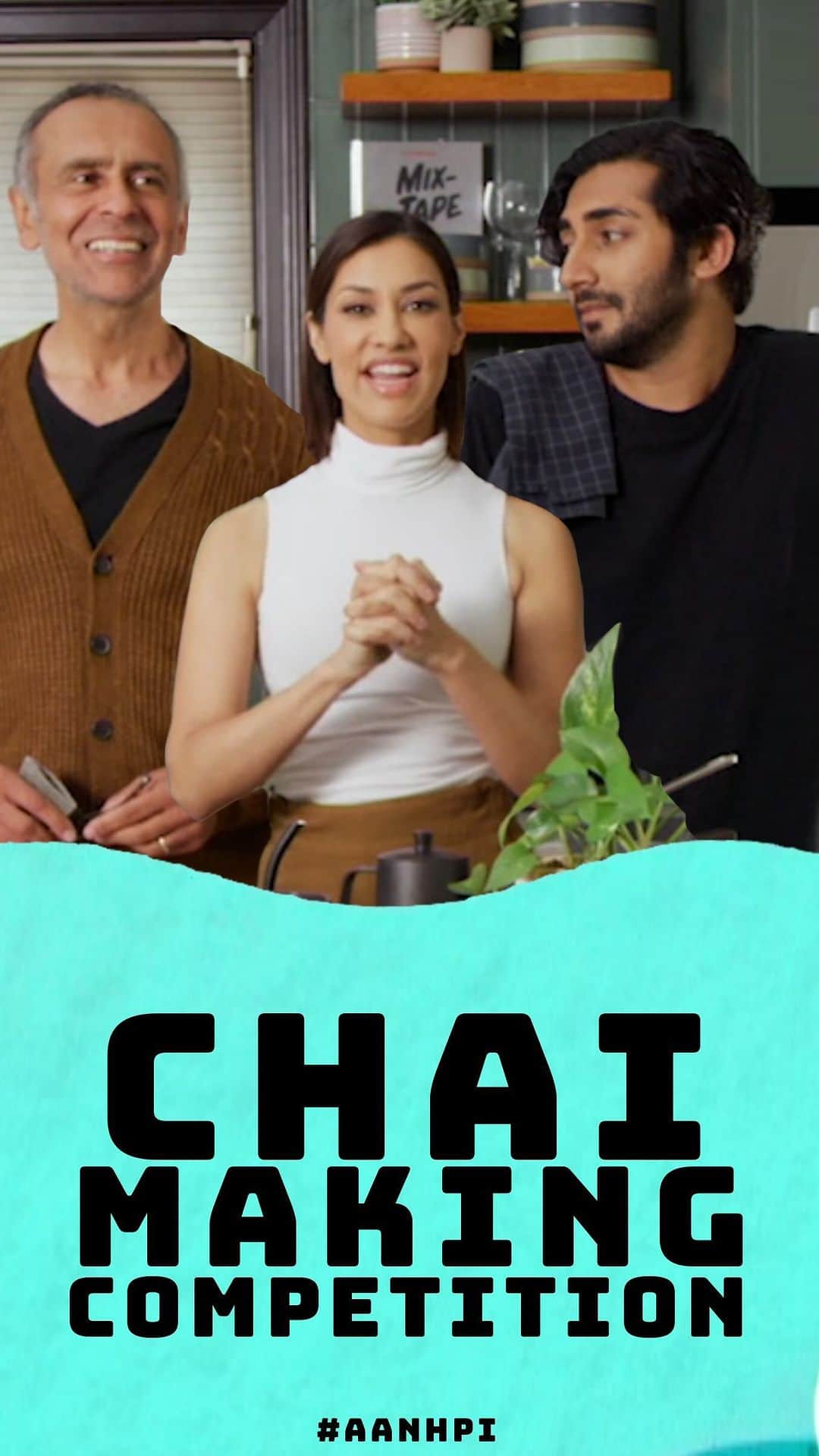 ジャニナ・ガヴァンカーのインスタグラム：「We had a chai making competition with our #houseofbhullar father to celebrate #aapiheritagemonth …Who do YOU think won??」