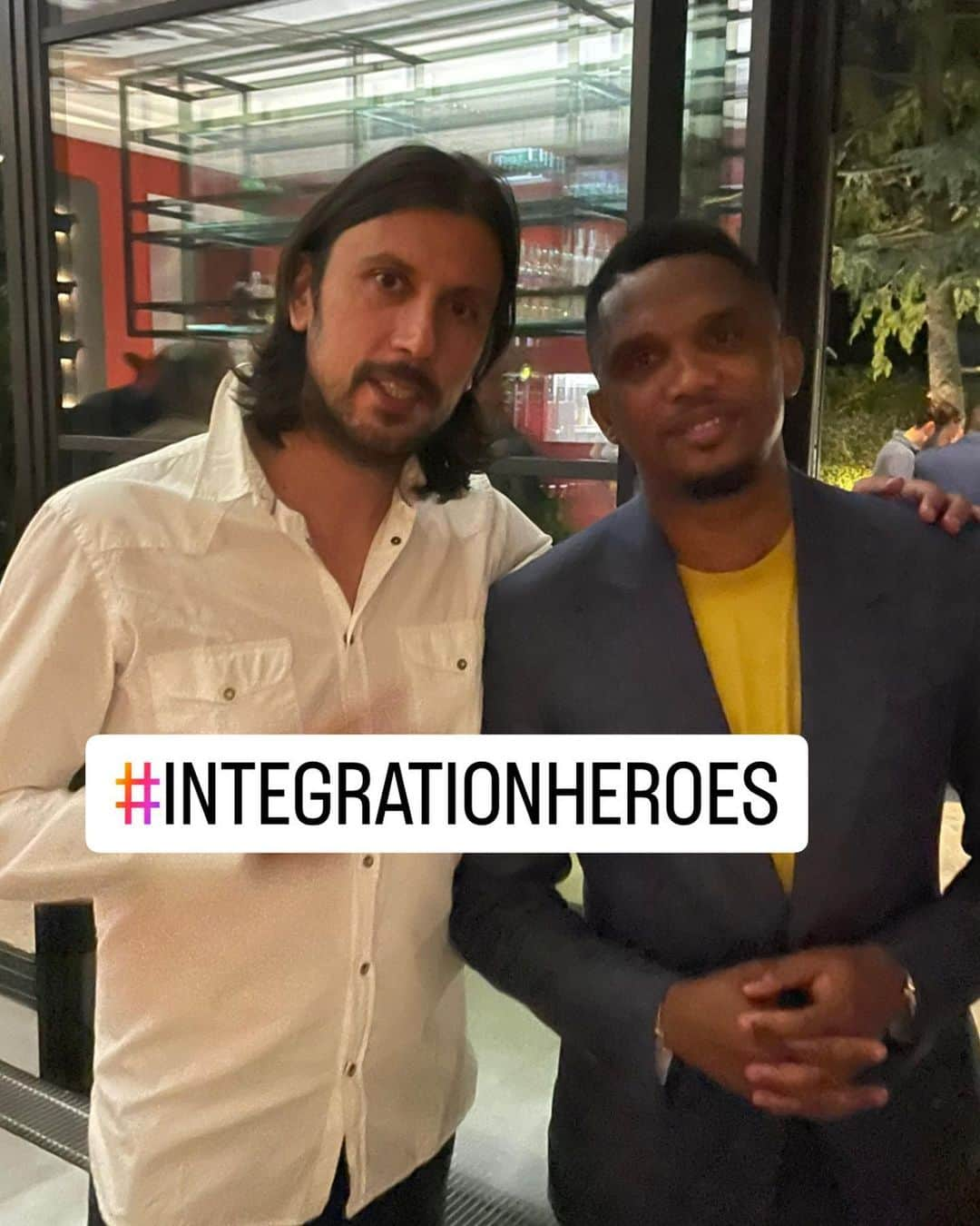 クリスティアン・ザッカルドのインスタグラム：「È stato un piacere partecipare al tuo evento @samueletoo con tanti campioni e passare un po’ di tempo con tutti voi..!!!  Milano Lunedì 23.05.2022   #IntegrationHeroes #IHM #integration #inclusion #AMatchForInclusion #charity #event」