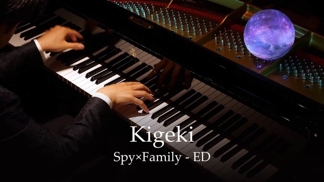 Animenz（アニメンズ）のインスタグラム：「After arranging the OP song from Spy x Family last week, I also decided to arrange the jazzy ED song as well: Kigeki (Comedy) from Gen Hoshino! A very relaxing piece with a lightweight piano key touch - perfectly describing the happy and carefree nature of Anya - our favorite heroine of this anime season. Full version is on my YouTube Channel now! #spyxfamily #kigeki #genhoshino」