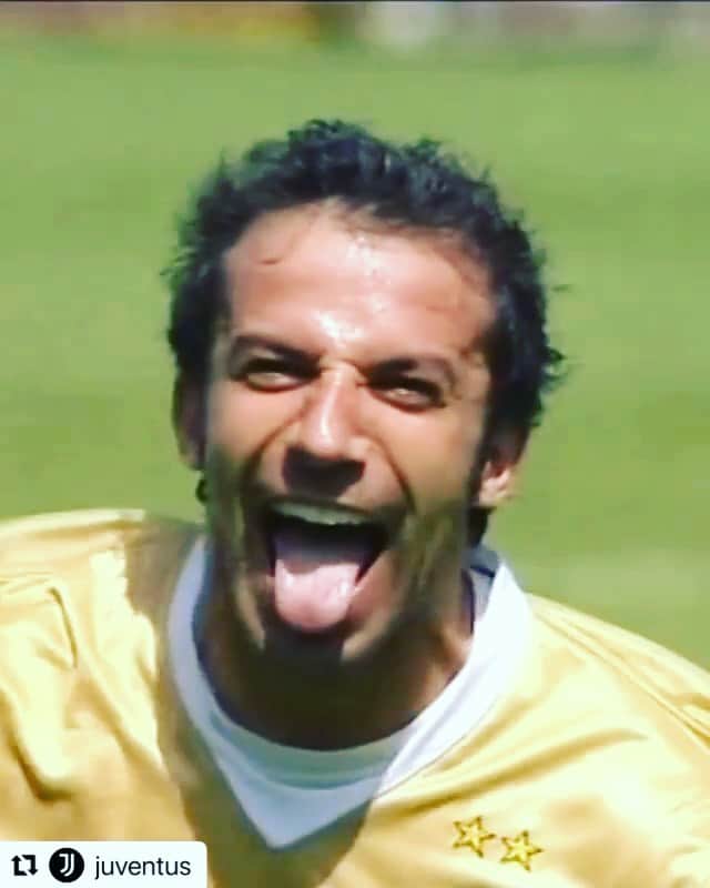 アレッサンドロ・デル・ピエロのインスタグラム：「Repost @juventus: 😛⚽️ A golden @alessandrodelpiero #GoalOfTheDay 👕🟡」