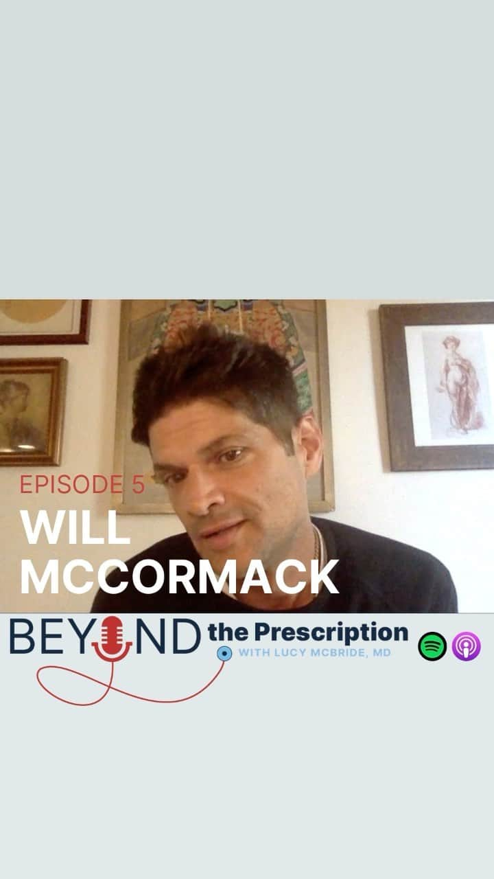 ウィル・マコーマックのインスタグラム：「You're going to love this.  The newest episode of #BeyondThePrescription is out today, and it's a special one.  On today's episode, we're joined by Will McCormack—actor, screenplay writer, producer, and director (to name just a few of his many talents). He also happens to be an Academy Award winner!  Will talks about his experience with addiction—and what he learned from it. He shares some really candid stories about his life and how he found his way back from the brink of despair in order to become the person he is today: someone who's grateful for all the blessings in his life and who wants more than anything else for others to feel the same way too.  So listen up at the link in my bio! And if you like what you hear -- please subscribe, follow and review!」