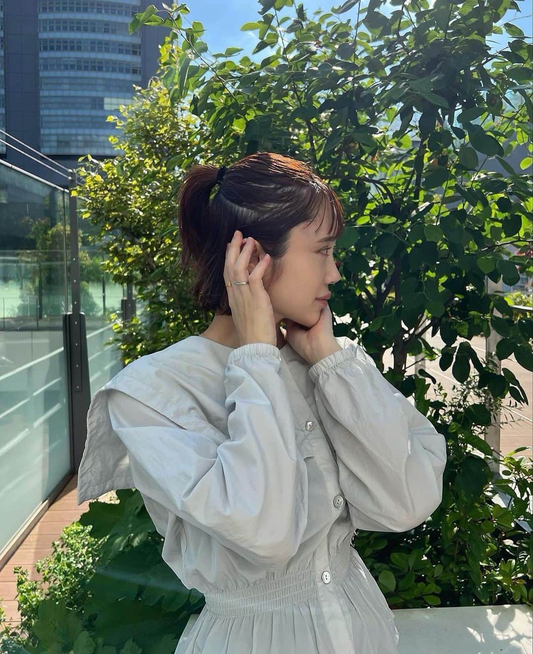 島居玲子のインスタグラム：「暑かった今日の日🫶🏻🧊」