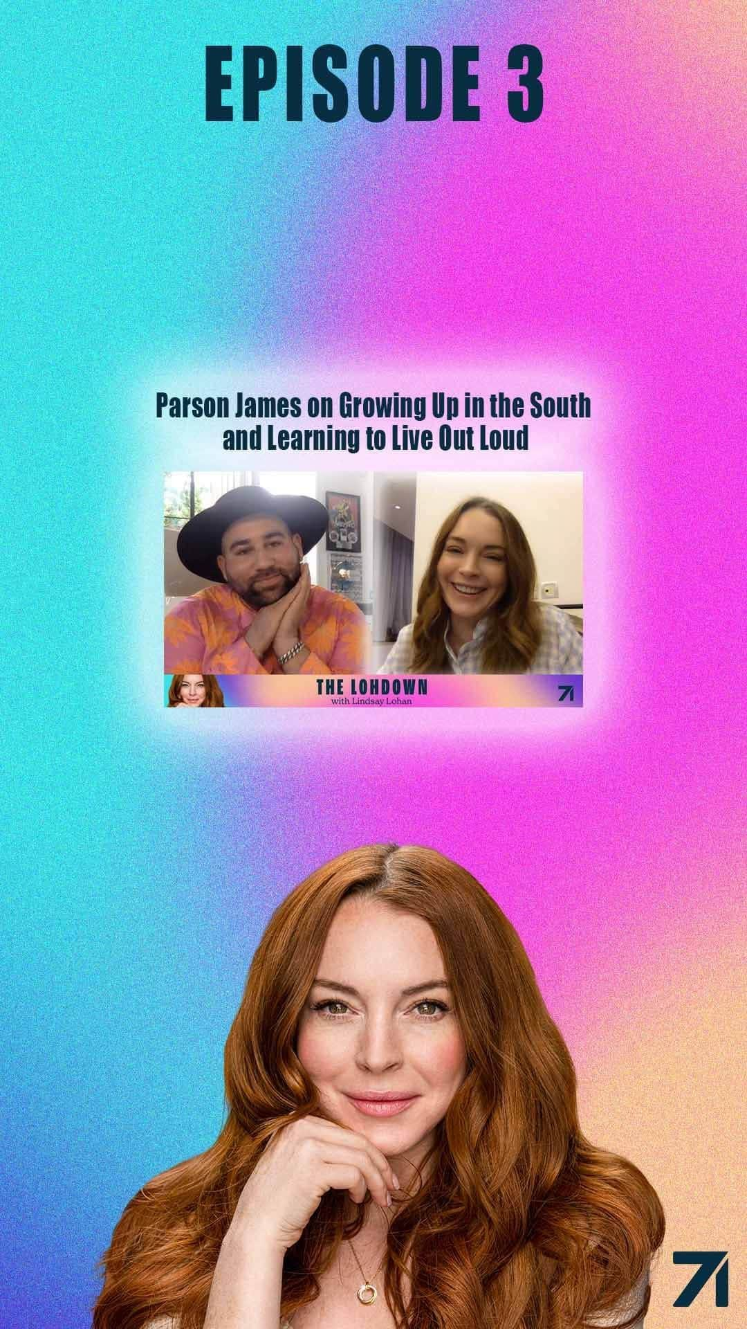 リンジー・ローハンのインスタグラム：「Parson James on Growing Up in the South and Learning to Live Out Loud  I am joined by up-and-coming artist and family friend, @iamparsonjames! I get the Lohdown on what it was like finding his footing in New York City as a teenager, how he found his artistic voice, and what it's like navigating the music industry in the age of TikTok. Parson and I bond over own self-care journeys and how we balance our careers with the simple joys in life. Tune in for this uplifting episode!  "Rumors" performed by Lindsay Lohan. (C) 2004 Casablanca Music, LLC; Universal Music Group; Sony Music Publishing    @iamparsonjames @studio71us  #TheLohdown #LindsayLohan」