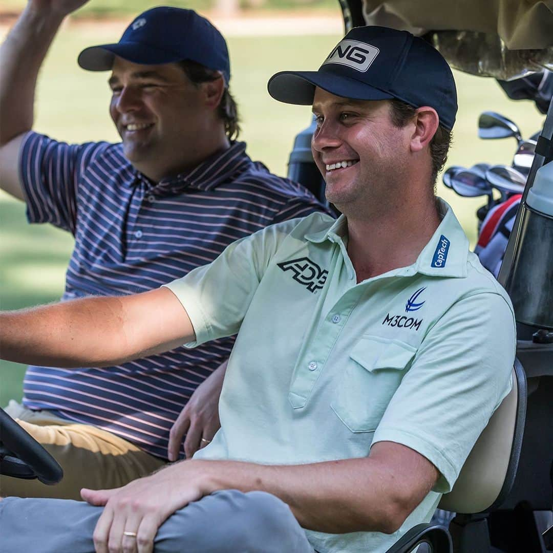 ハリス・イングリッシュさんのインスタグラム写真 - (ハリス・イングリッシュInstagram)「"I recently played at Glen Arven Country Club with @tjcallaway4  and wore Onward Reserve's new Old School polo. It was already pretty warm in Thomasville, GA, and the Old School kept me cool all day! I look forward to wearing it more this summer on tour." - @harris_english  ⠀ Onward Reserve's Old School Polo was inspired by icons from the 70's... From Mr. Callaway's golf buddies to presidential style, our soft, cotton Old School Polo feels new again and ready for the course (court, clubhouse, or cocktails)!」5月25日 9時00分 - harris_english