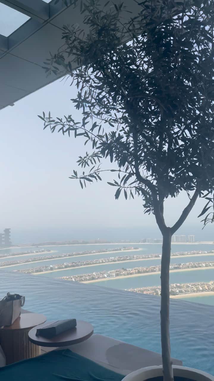 カタリーナ・オタルヴァロのインスタグラム：「@auraskypool.dubai tienen que visitar este lugar 🍀♥️💋 #amazing @C4records」
