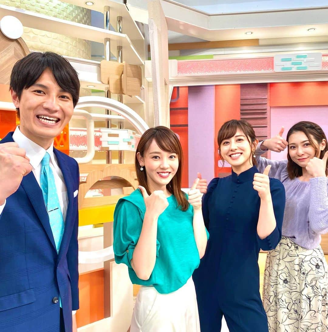 テレビ朝日「グッド！モーニング」さんのインスタグラム写真 - (テレビ朝日「グッド！モーニング」Instagram)「オンエア後に4人でぱしゃり📸 毎週火曜日と水曜日の5時25分までのグッド！モーニングはこの4人でお伝えしています！✨ #住田紗里 #斎藤ちはる #森千晴 #佐々木一真 #セントフォース #centforce #グッドモーニング #テレビ朝日 #テレ朝 #テレビ朝日アナウンサー」5月25日 11時10分 - good_morning_ex