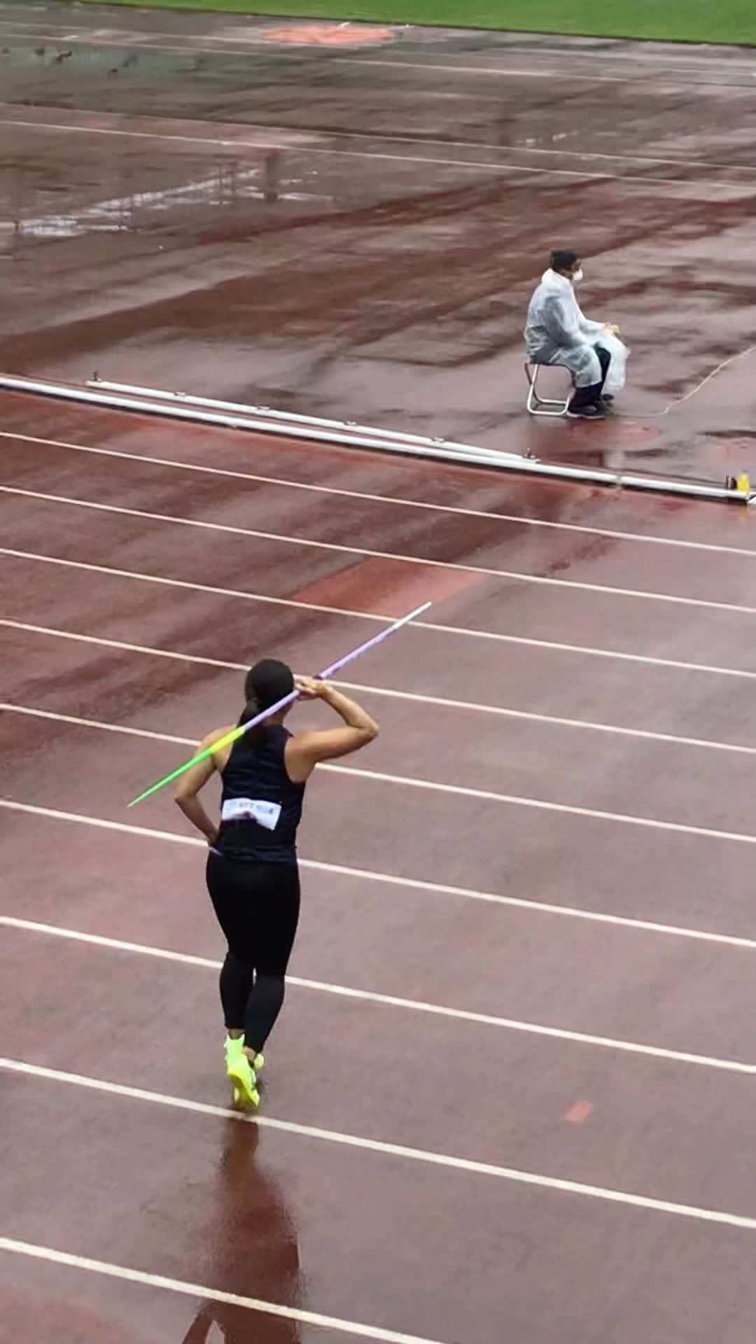 佐藤友佳のインスタグラム：「58.56m 4th pl.  全然ダメだけど次に繋がった！ たくさん応援ありがとうございました🥹💓 Next competition is GGP in Tokyo 8 May 👈🏼」