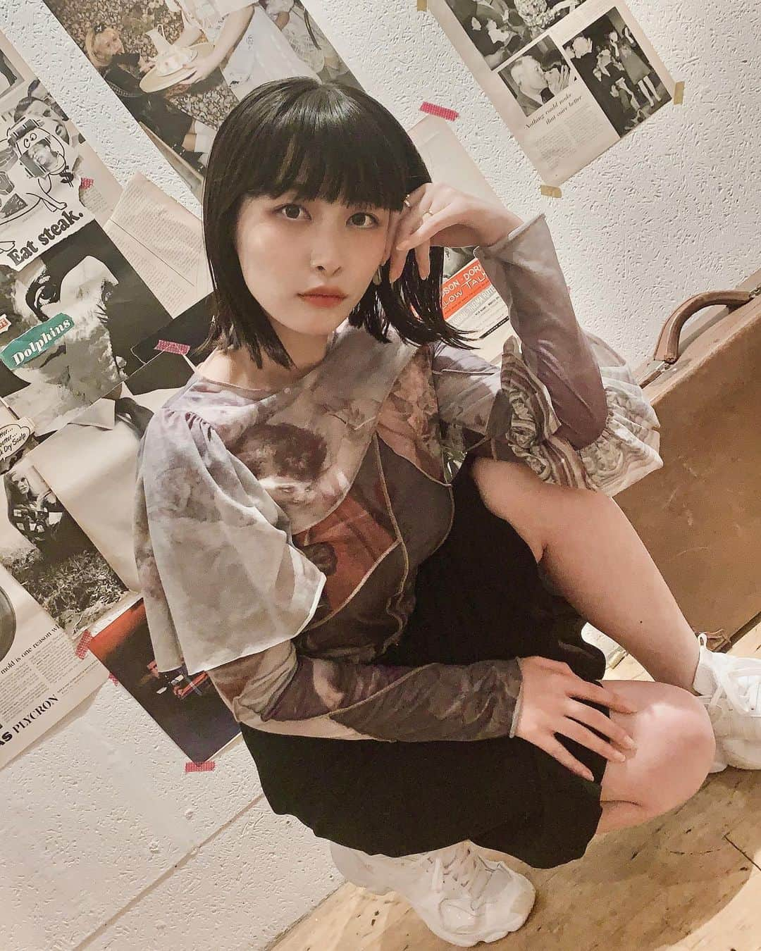 東佳苗さんのインスタグラム写真 - (東佳苗Instagram)「rurumu: 2021 spring/summer🐇💐🐍"symbiosis" snap  #rurumu #rurumu2021ss #rurumusnap」5月2日 5時46分 - usagi_kanae