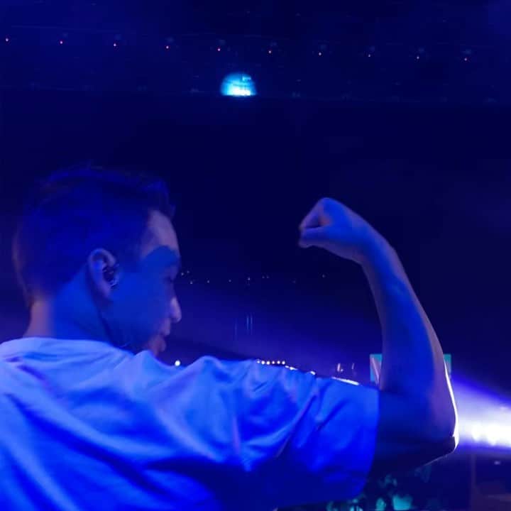レイドバック・ルークのインスタグラム：「Thank you @southoutdoorfest for Flexin’ with me, great energy! 💪🏼🔥」