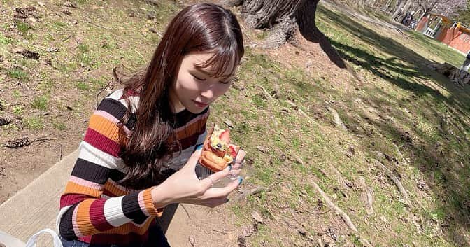 こももさんのインスタグラム写真 - (こももInstagram)「札幌旅行3日目✈️ この日から地元の友達(🐙)と合流。 そして札幌の桜ちゃんとワイ。 神奈川満開の時、割と雨で 桜の写真撮れなかったから 桜咲いてて嬉しかった🌸 3枚目は美味しいパンを 食べるワイです。 (この頬骨が嫌いなんよ) . . . #桜 #札幌 #円山公園 #パン #お花見 #旅行」5月2日 18時03分 - komomo0111