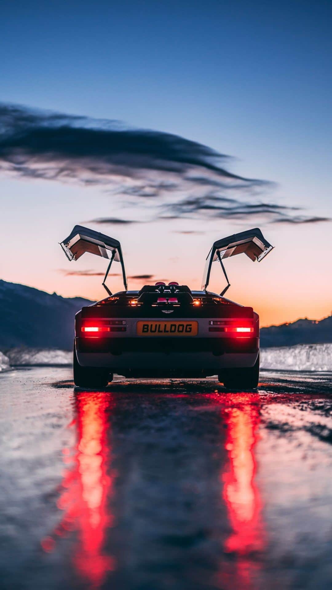 アストンマーチンのインスタグラム：「The Bulldog meets @gpicerace.  Follow @astonbulldog to find out more about this unique car.  #AstonMartin   🎥 @meyersmanxoutlaw @gauntlett @aloha_pablo  📸 @stephan_bauer」