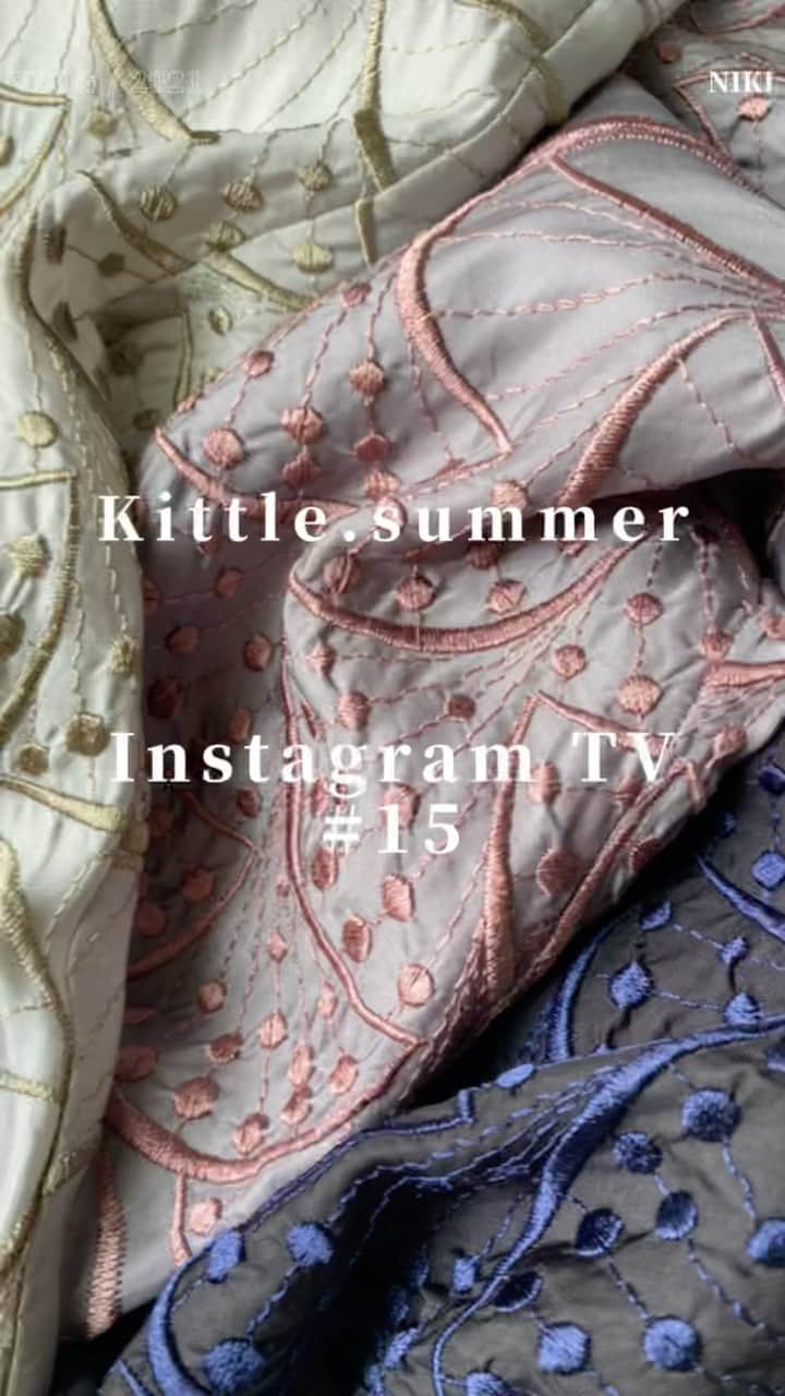 kittleのインスタグラム：「Kittle.2022 summer Instagram TV  ❶ Frill half sleeve shirt 　¥18,700(tax in)  ❷ Embroidery easy pants 　¥20,900(tax in)  ❸ Embroidery camisole dress ¥23,100(tax in)  ⁡※商品の入荷時期に関しましては、取引先のセレクトショップ様と異なることがございます。ご了承ください。 ⁡ ⁡ #kittleto #kittle ⁡ 【online store】 https://kittleto.com」