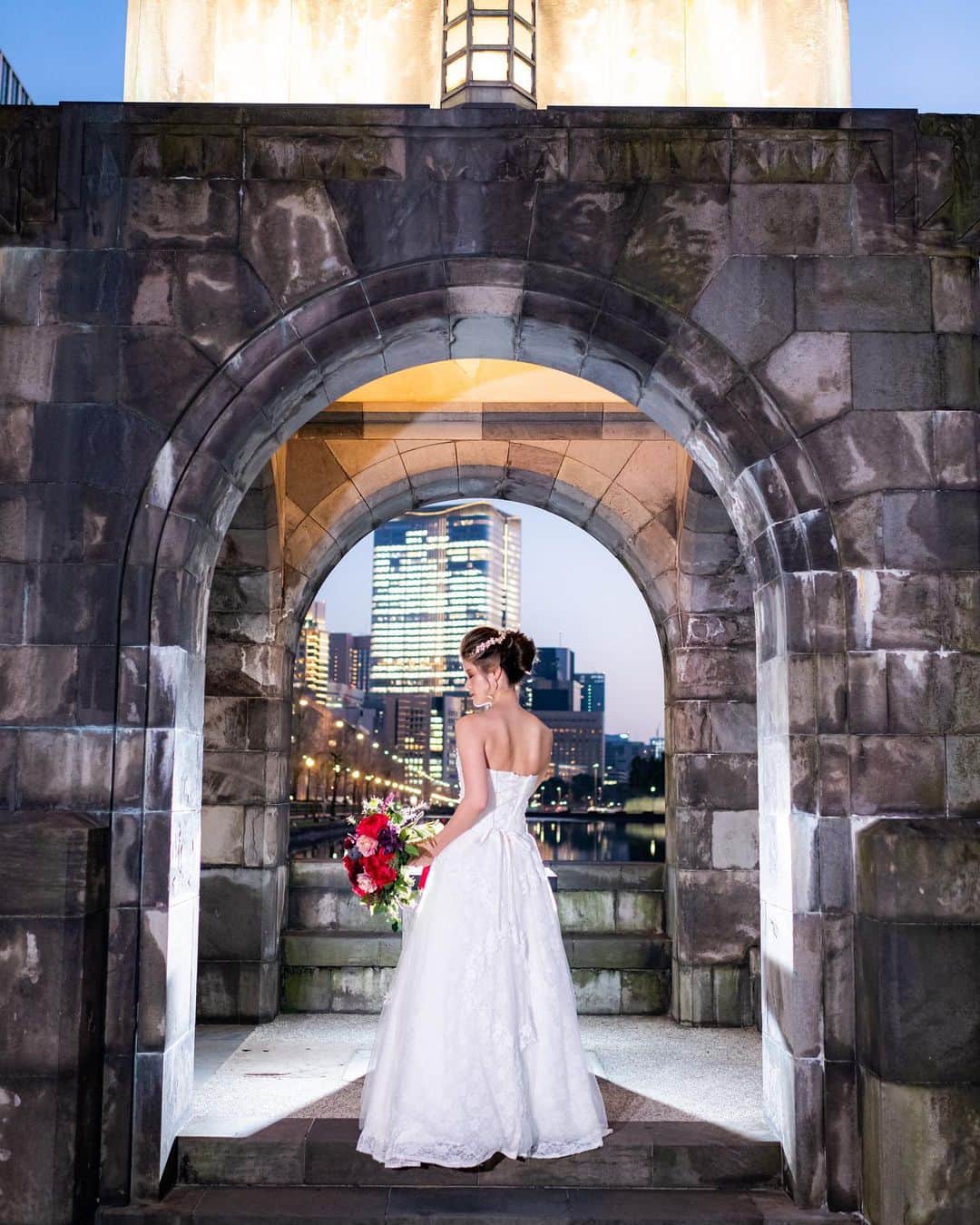 大塚美優のインスタグラム：「🐽❤️‍🔥  #tokyo#weddingphoto #24towedding」