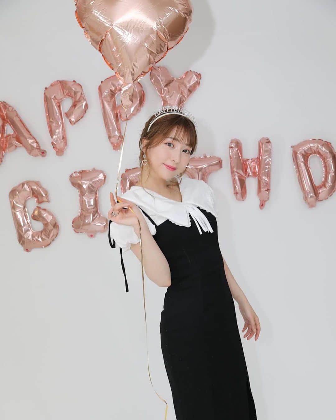 堀尾実咲のインスタグラム：「BDイベント1部撮影会のお洋服は こんな感じでした🤍🖤」