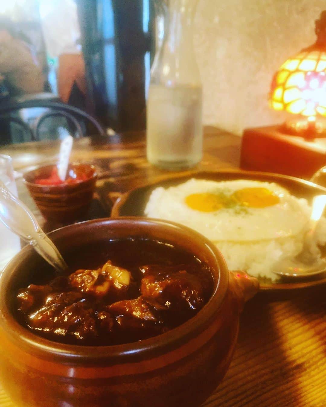 のインスタグラム：「アフガンのビーフ。ウフフ。  #カレー #ヴィラアフガン  #北杜市」