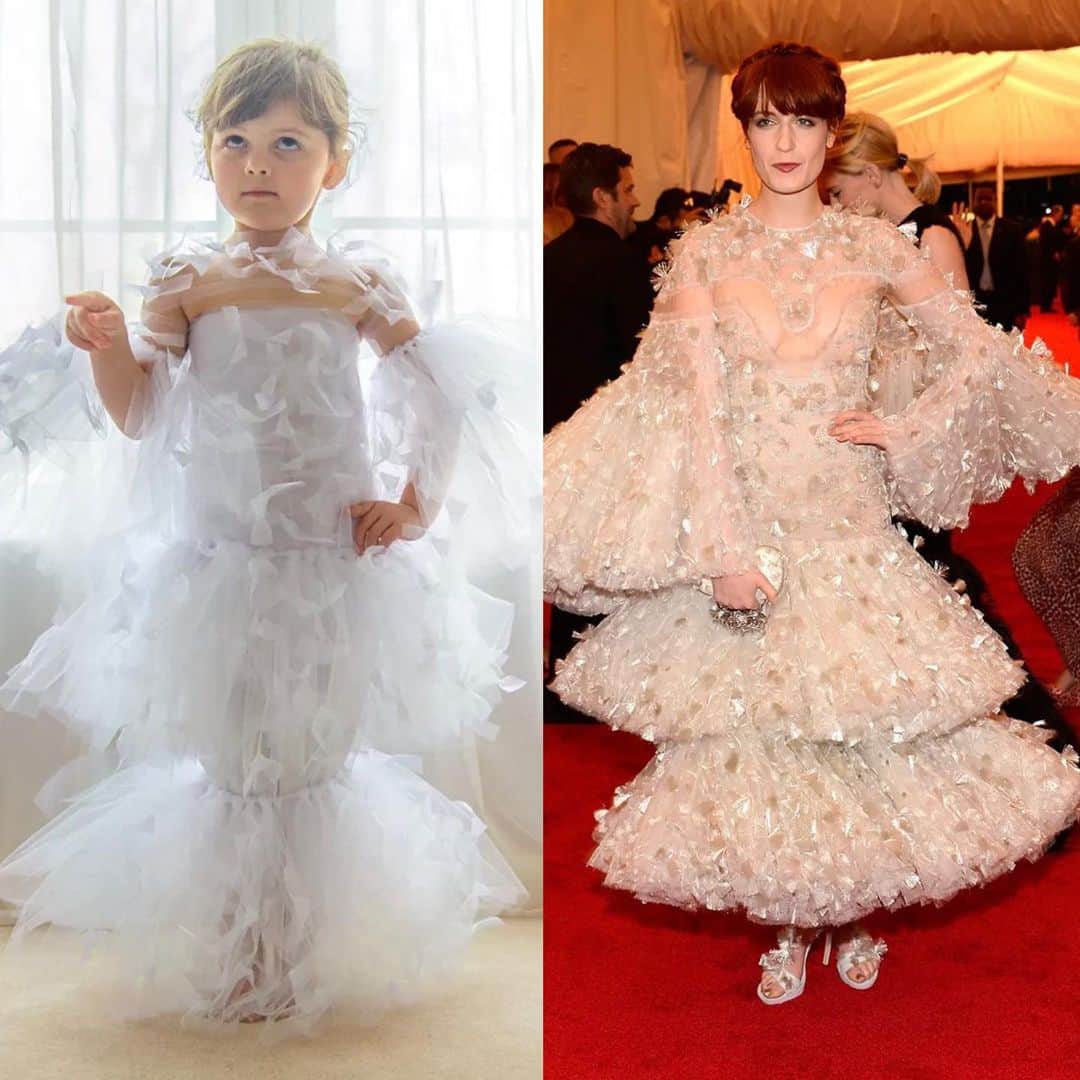 Angie Keiserさんのインスタグラム写真 - (Angie KeiserInstagram)「Happy First Monday in May, fashion friends 🖤 A little flashback to hold us over until the main event 🙂 Cannot believe it was 8! years ago that we teamed up with @voguemagazine for this fun paper dress collab 🖤 Time flies! #FashionByMayhem」5月2日 23時23分 - 2sisters_angie