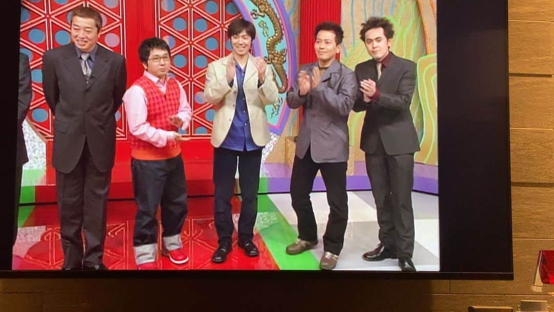 大根仁のインスタグラム：「CSフジテレビONEで、われめDEボンのプレイバック。色々芳ばしい。２００１年の田中、有田、宮迫ってこんなカンジだったか。」