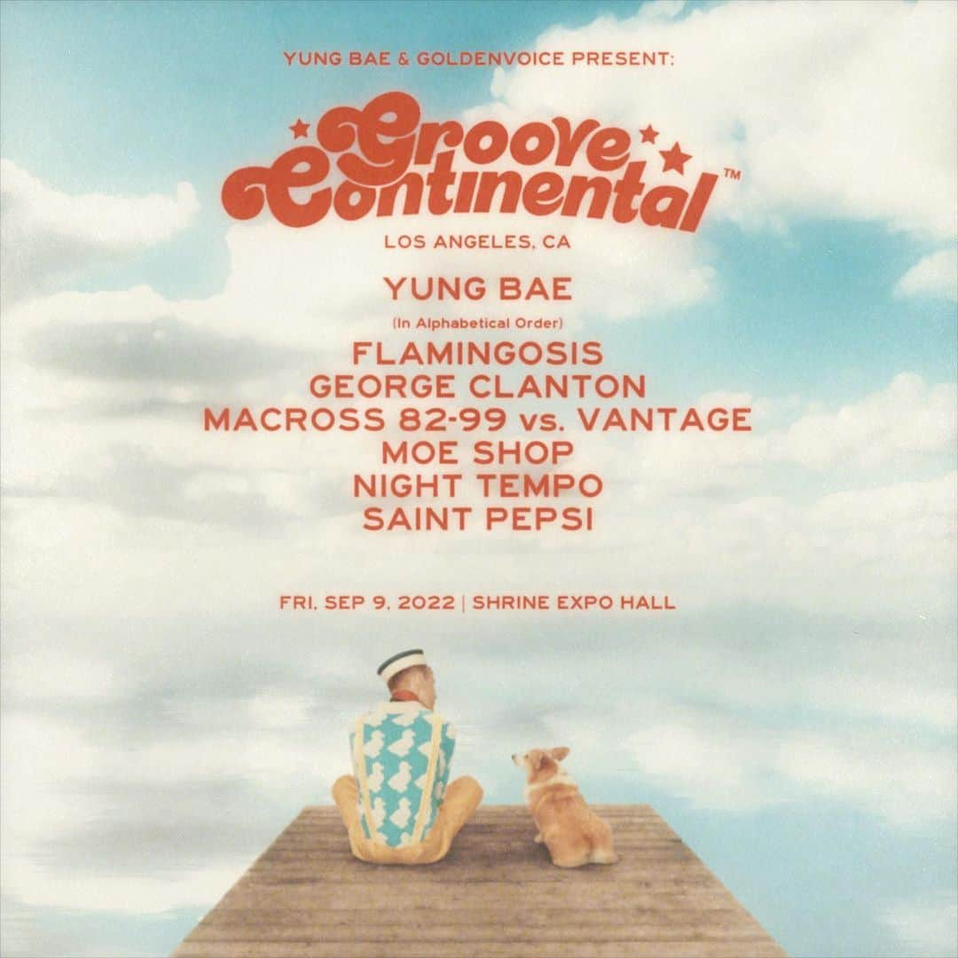 Skylar Spenceのインスタグラム：「Los Angeles! I’m the surprise special guest for Yung Bae’s Groove Continental show at Shrine Expo Hall, with Flamingosis, George Clanton, Macross 82-99 x Vantage, Moe Shop, and Night Tempo. It’s a stacked lineup and I haven’t performed live since 2020, so it’s definitely going to be a night to remember! Ticket link in bio, I hope to see you there!!」