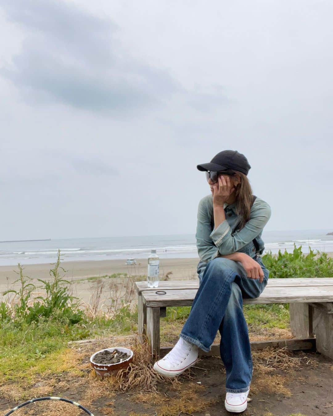 mitsuxmitsu24のインスタグラム：「Have you fun during your vacation ! * * ステキな休日を。 * * #surfing #surfer #surfergirl #surfing #サーファー #サーフィン #サーフィン女子 #海 #デニムオンデニム」