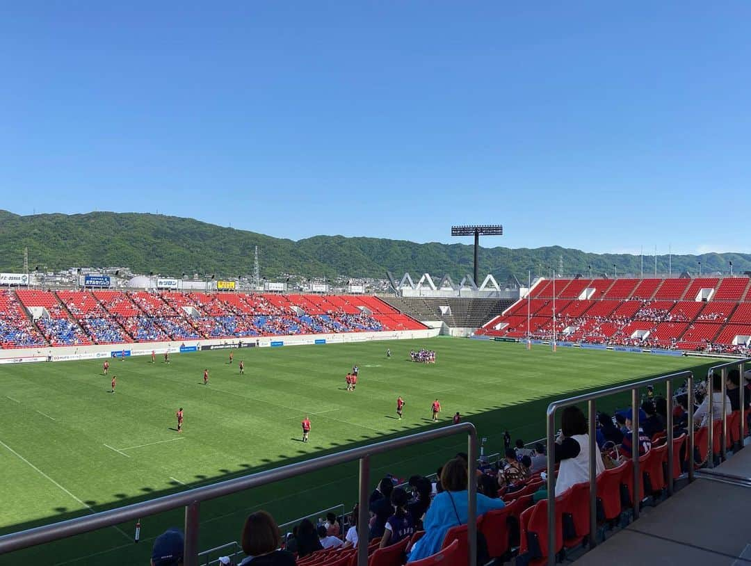 井手口正昭さんのインスタグラム写真 - (井手口正昭Instagram)「初ラクビー観戦🏉 15年ぶりに同級生にも会えて良い1日😊  #ラクビー#rugby#近鉄花園ライナーズ#東福岡ラグビー部 #東福岡サッカー部」5月3日 16時28分 - ide0810